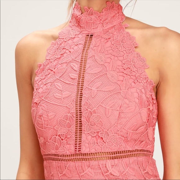 Bardot | Noni Halter Dress Bright Melon Size 8/M - Picture 2 of 8